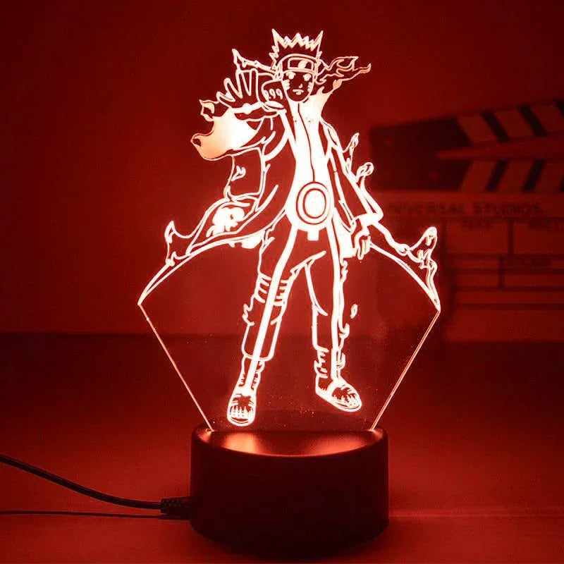 <img src="nightlight-naruto-kurama.jpg" alt="Naruto Kurama Mode LED lamp in red, perfect for anime fans and room decor">