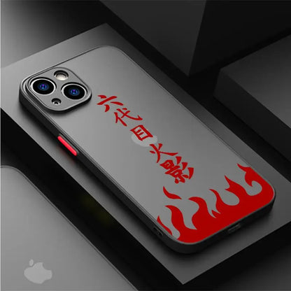 <img src="4th-hokage-case.jpg" alt="Naruto Hokage iPhone case featuring bold Japanese calligraphy and flame design. Stylish and protective phone case inspired by the Hokage legacy, perfect for Naruto anime fans. Sleek design with bright red flames and Kanji symbols, representing the spirit of the Hidden Leaf Village. Ideal gift for anime enthusiasts seeking unique iPhone accessories with Naruto-themed aesthetics.">