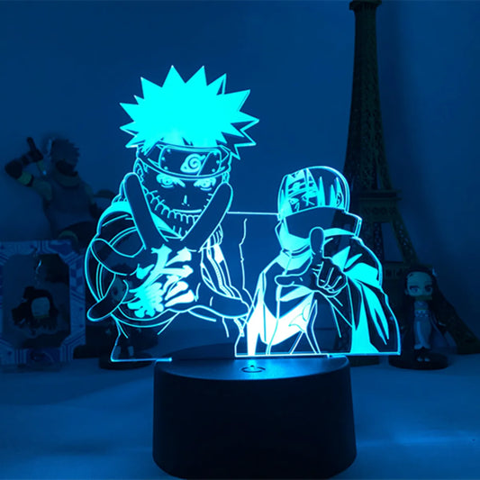 <img src="nightlight-naruto-itachi.jpg" alt="nightlight-naruto-itachi.jpg" alt="LED lamp featuring Naruto and Itachi from Naruto Shippuden, glowing with a soft pink LED light. Naruto is shown performing a hand sign, while Itachi stands in a signature pose. Perfect for Naruto fans, this anime lamp adds a unique touch to any space and makes an ideal gift for collectors and anime enthusiasts.">