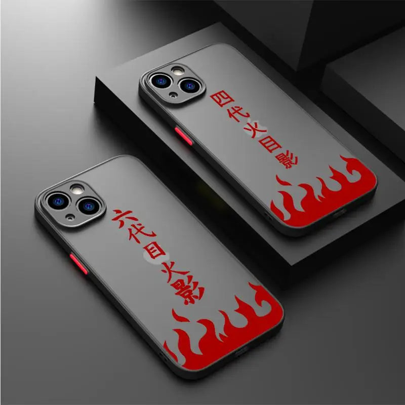 <img src="4th-hokage-case.jpg" alt="Naruto Hokage iPhone case featuring bold Japanese calligraphy and flame design. Stylish and protective phone case inspired by the Hokage legacy, perfect for Naruto anime fans. Sleek design with bright red flames and Kanji symbols, representing the spirit of the Hidden Leaf Village. Ideal gift for anime enthusiasts seeking unique iPhone accessories with Naruto-themed aesthetics.">