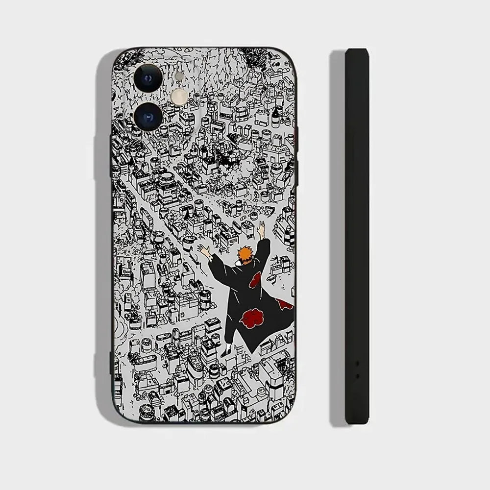 <img src="pain-shinra-tensei-case-iphone.jpg" alt="Naruto Shippuden iPhone case featuring iconic scene of Pain preparing Shinra Tensei on Konoha village. High-quality anime phone case for Naruto fans, detailed design with Pain's Akatsuki cloak, powerful moment captured from the Naruto series. Durable and protective case for iPhone models, perfect gift for anime lovers, Naruto merchandise, phone accessory for fans of Pain, Akatsuki, and Naruto anime. Unique iPhone cover with Shinra Tensei scene, anime fan.">